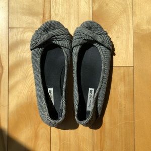 Black and White Dressy Flats